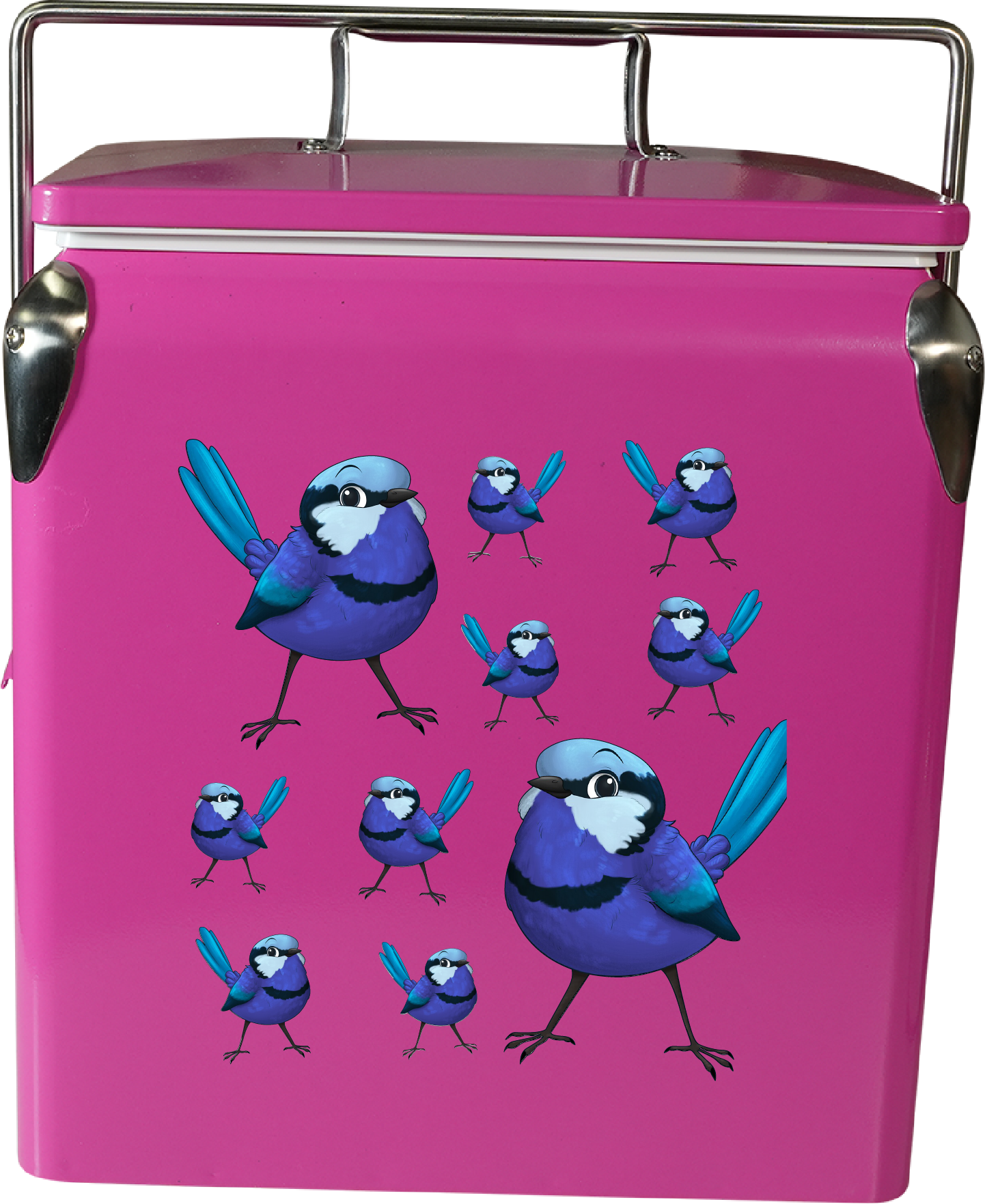 Blue Wren Cooler Box