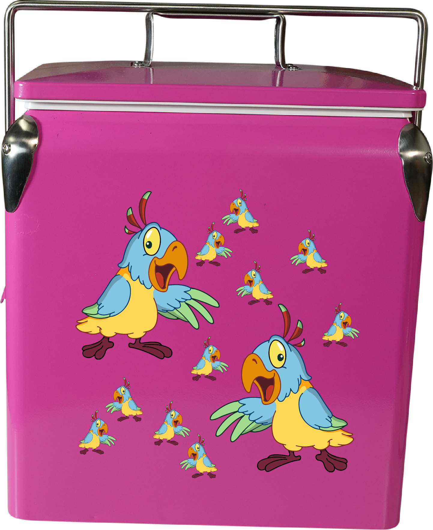 Psycho Parrot Cooler Box