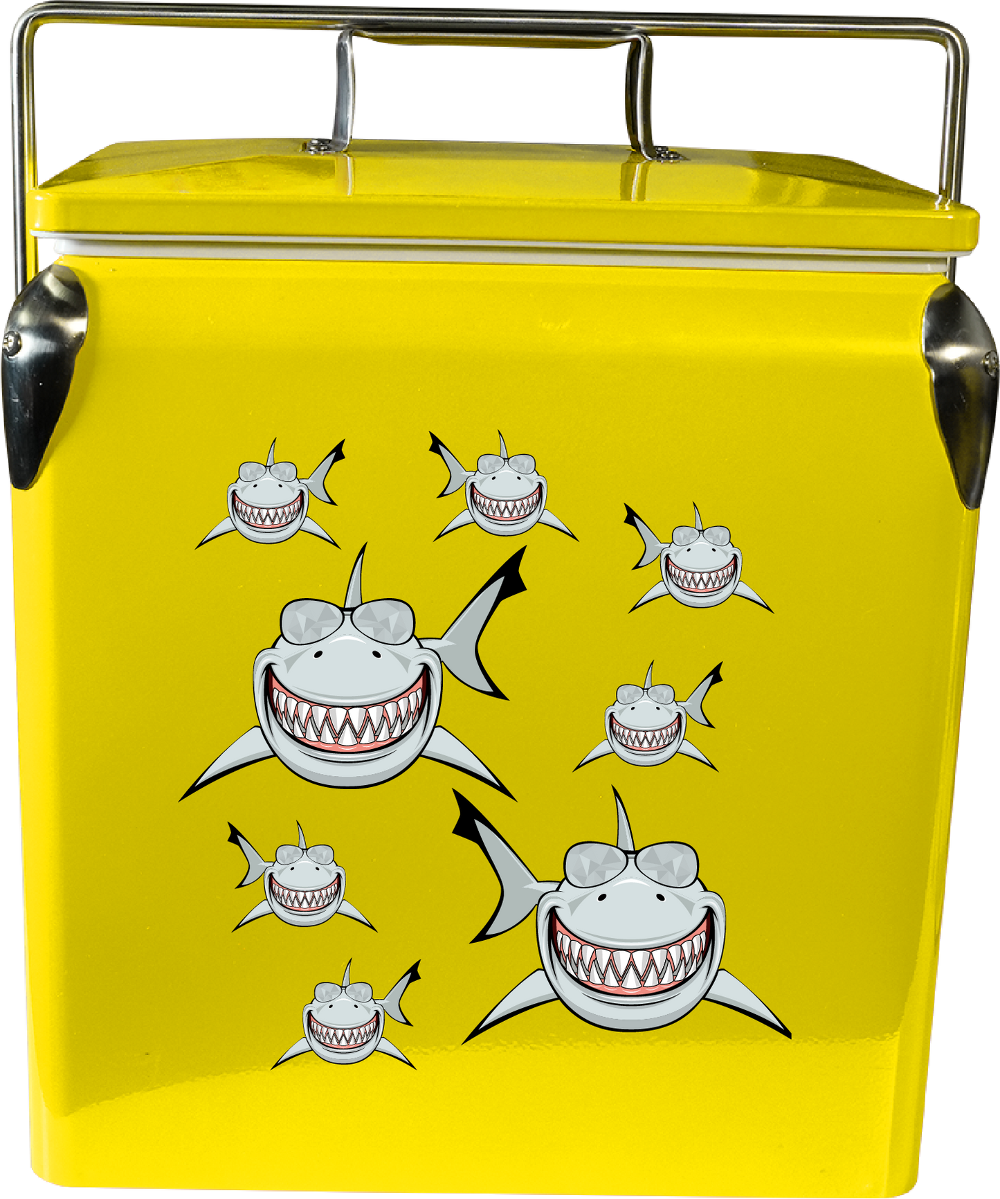 Snazzy Shark Cooler Box