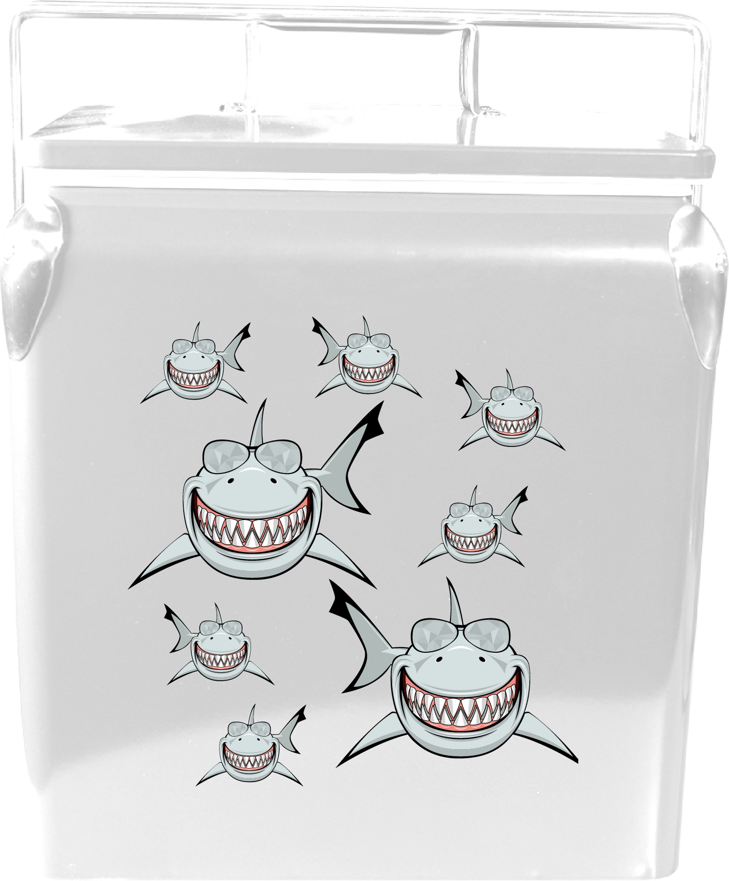 Snazzy Shark Cooler Box