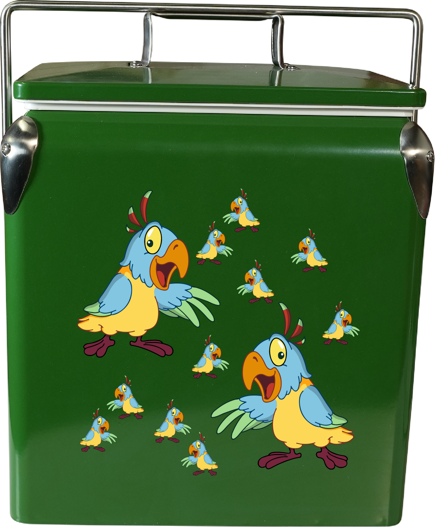 Psycho Parrot Cooler Box