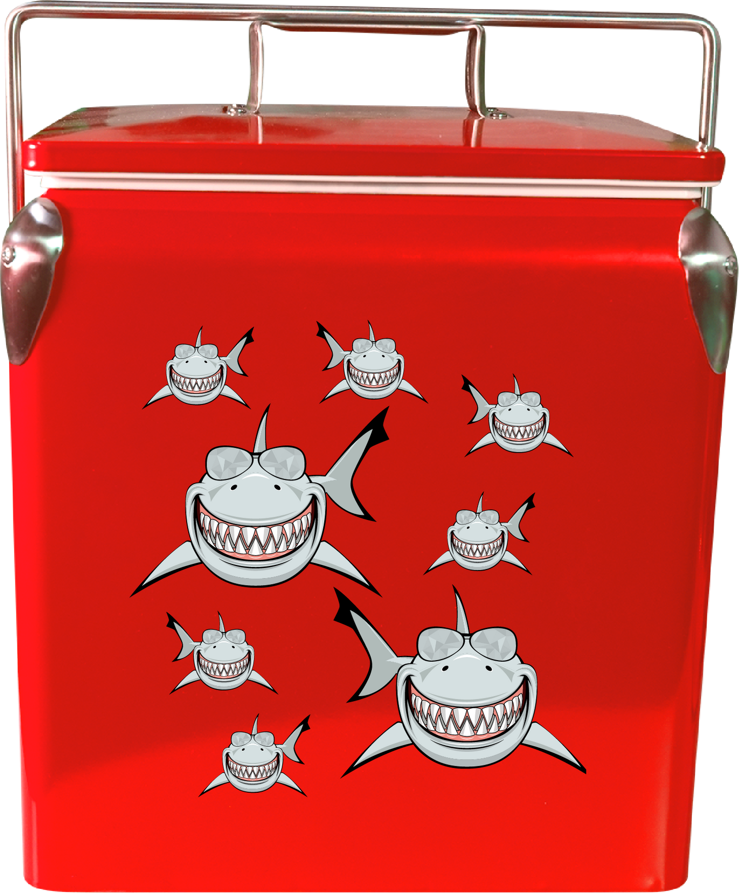 Snazzy Shark Cooler Box