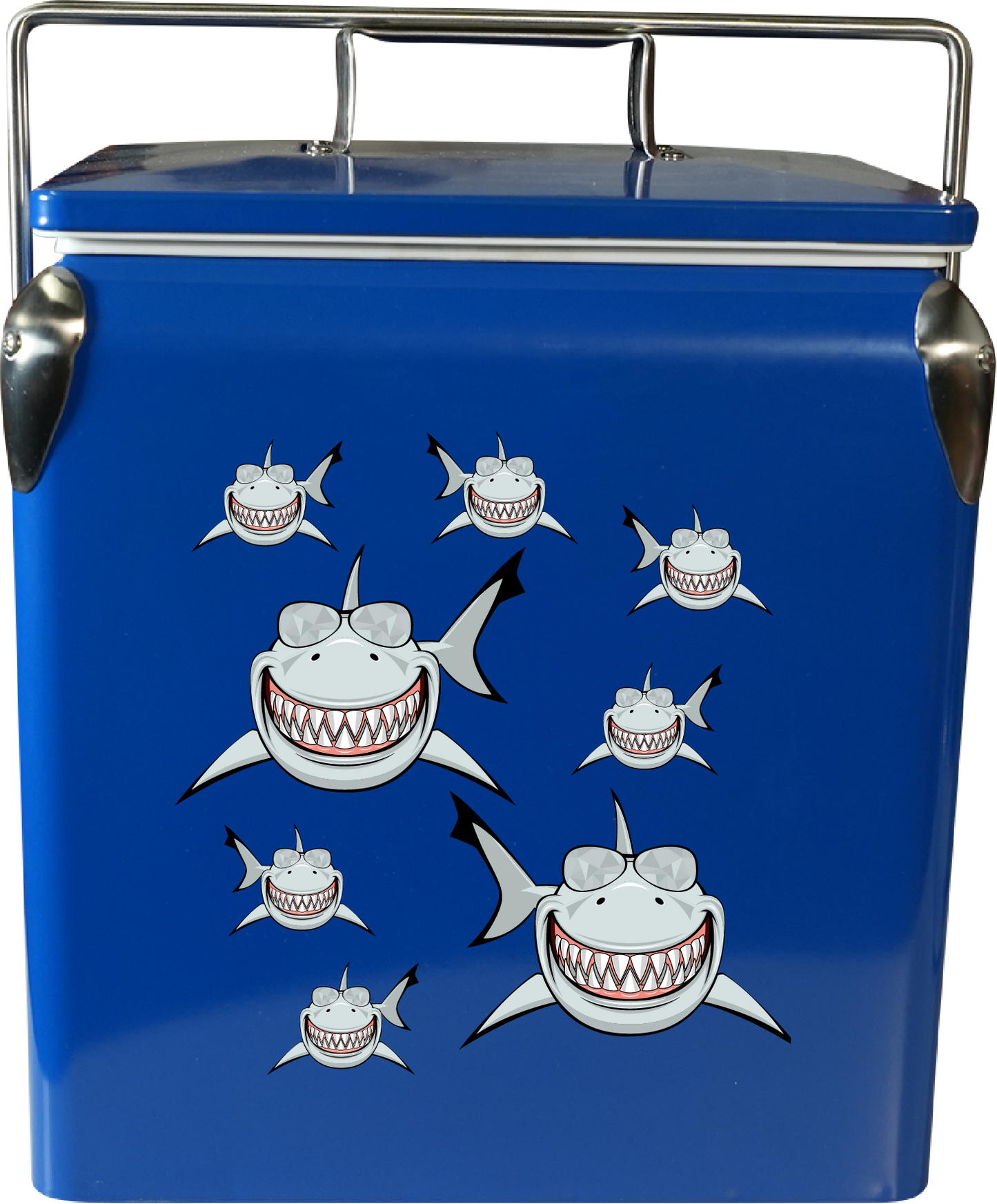 Snazzy Shark Cooler Box