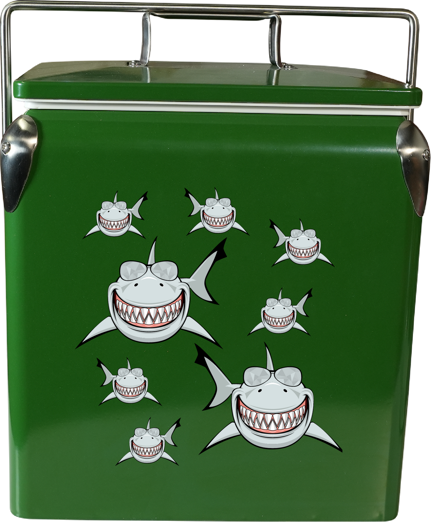 Snazzy Shark Cooler Box