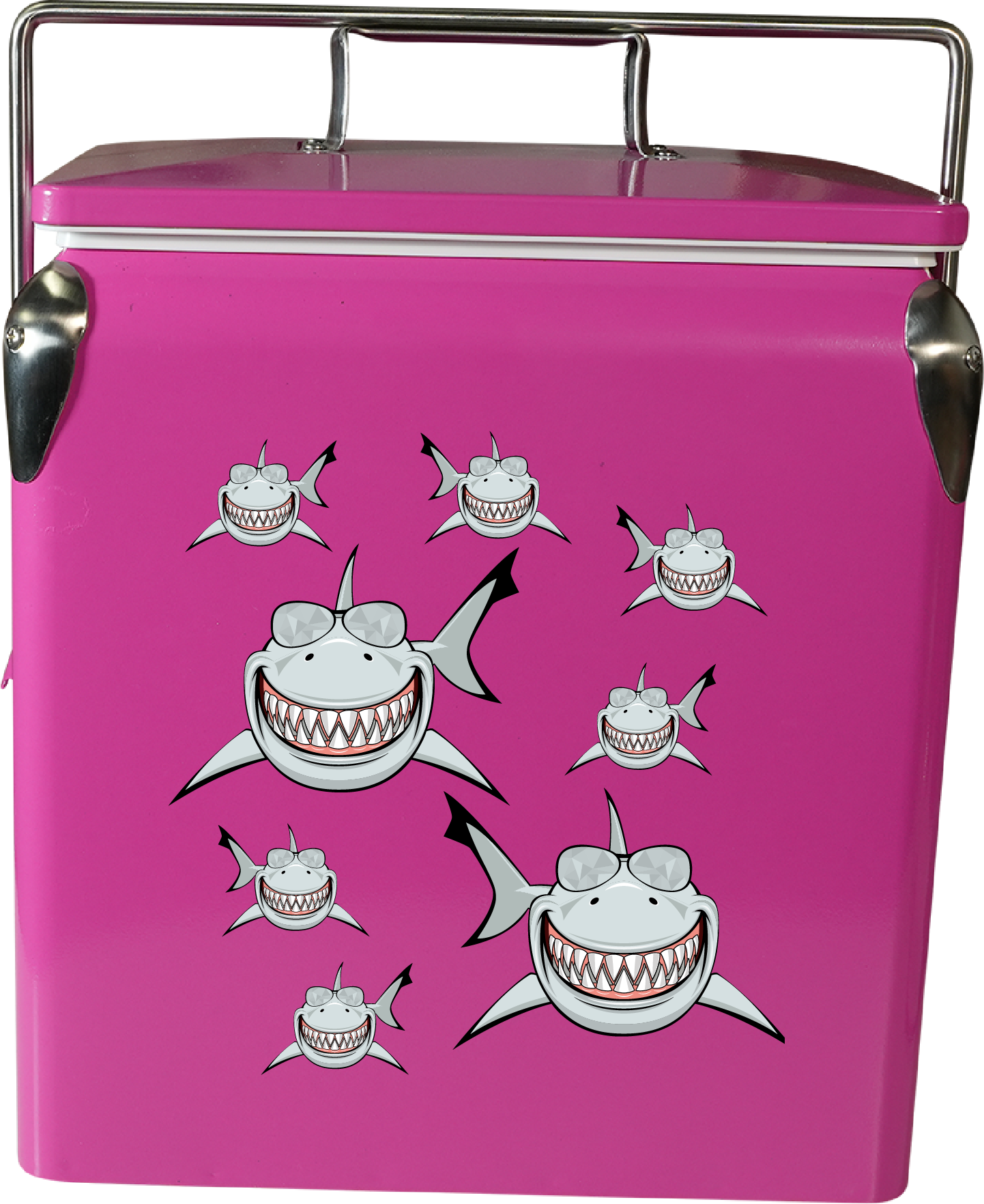 Snazzy Shark Cooler Box