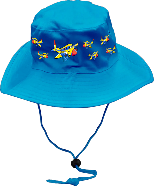 Jet Plane Wide Brim Hat