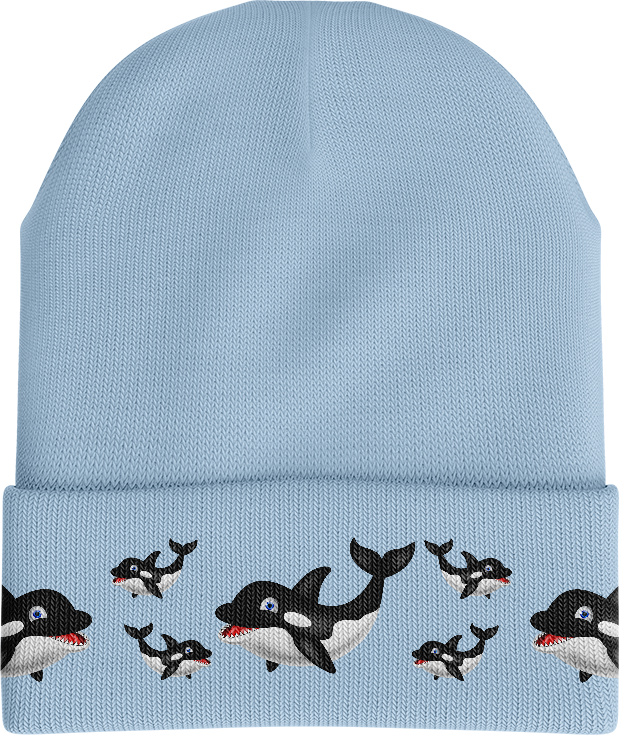 Orca Whale Beanie