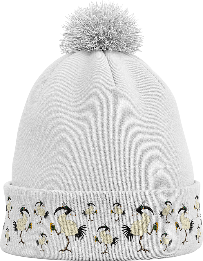 Bin Chicken Pom Pom Beanie