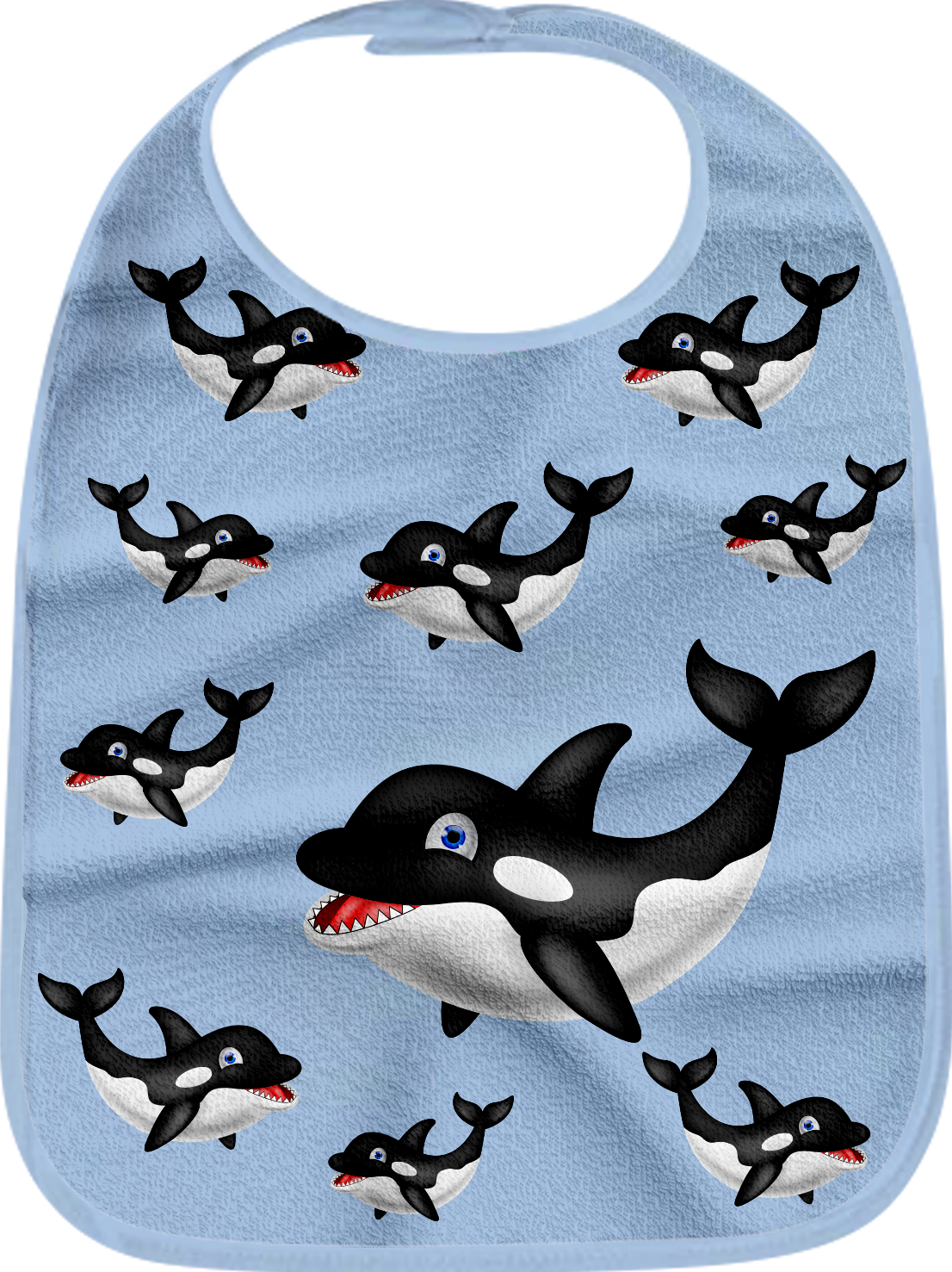 Orca Whale Bibs