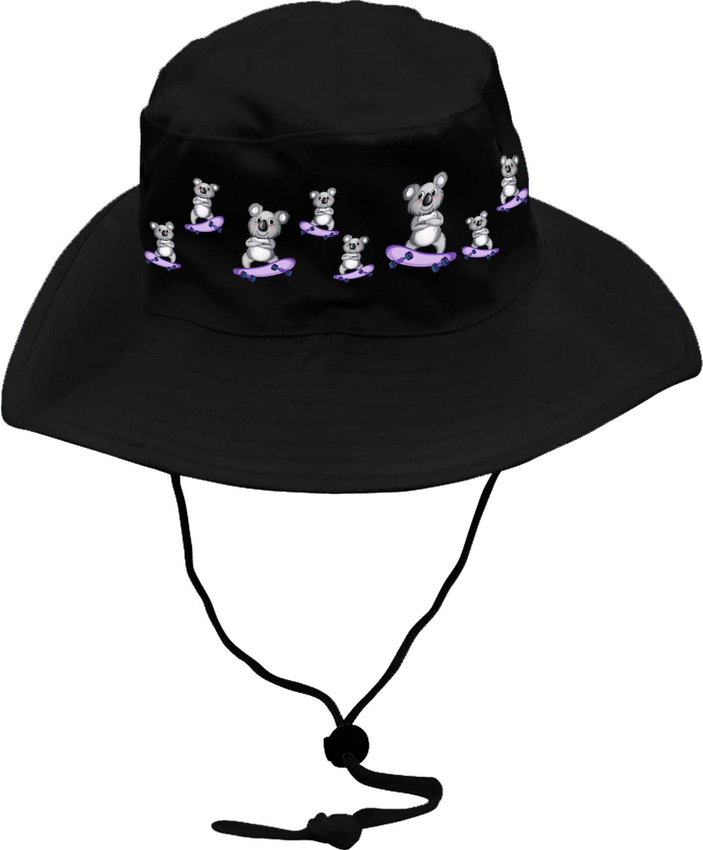 Skater Koala Wide Brim Hat