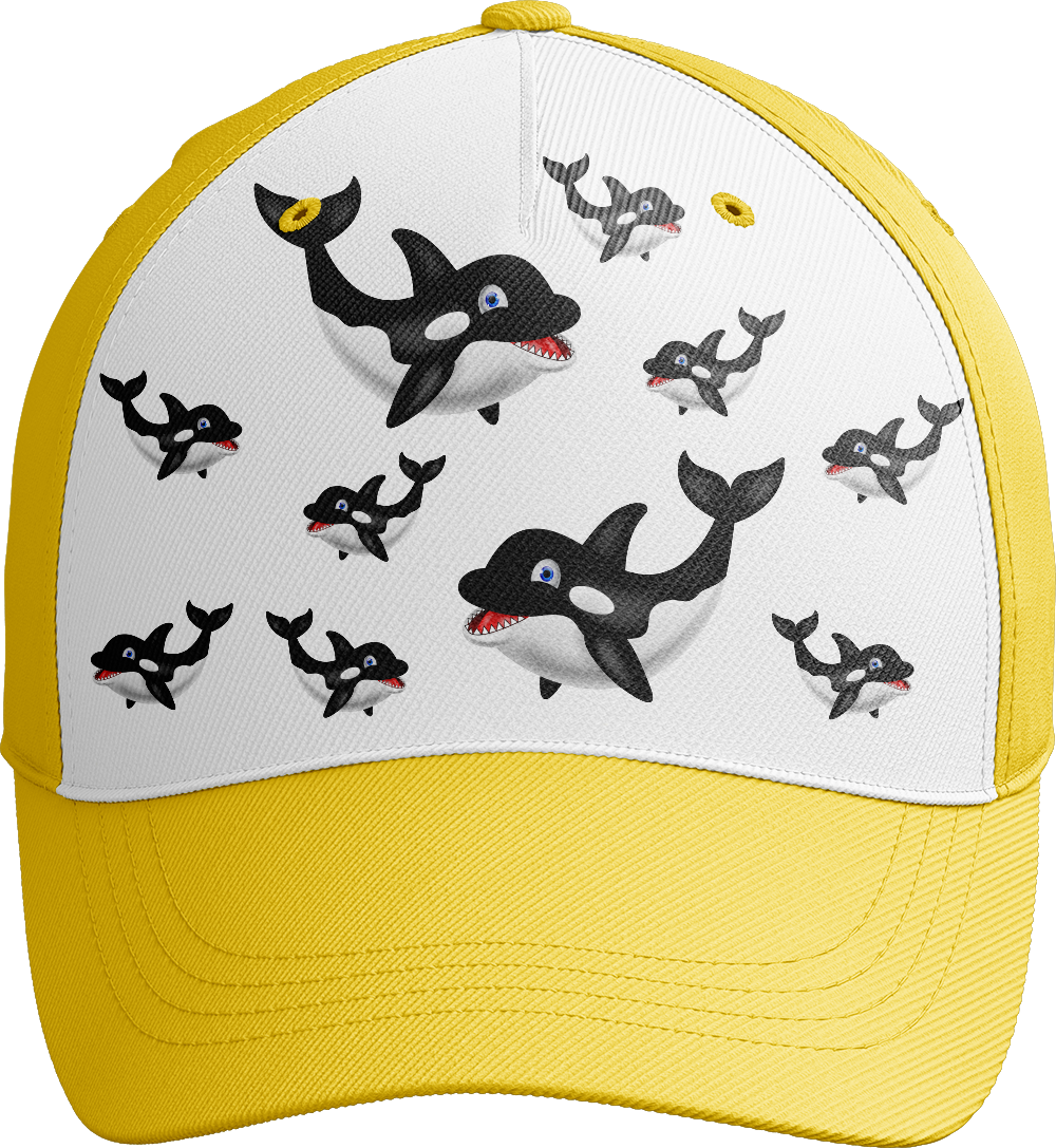 Orca Whale Trucker Cap