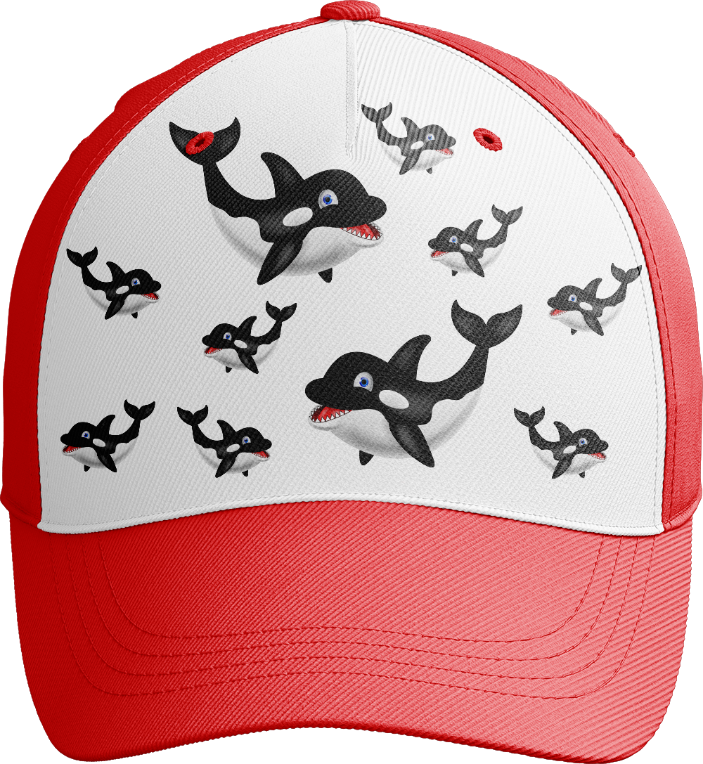 Orca Whale Trucker Cap