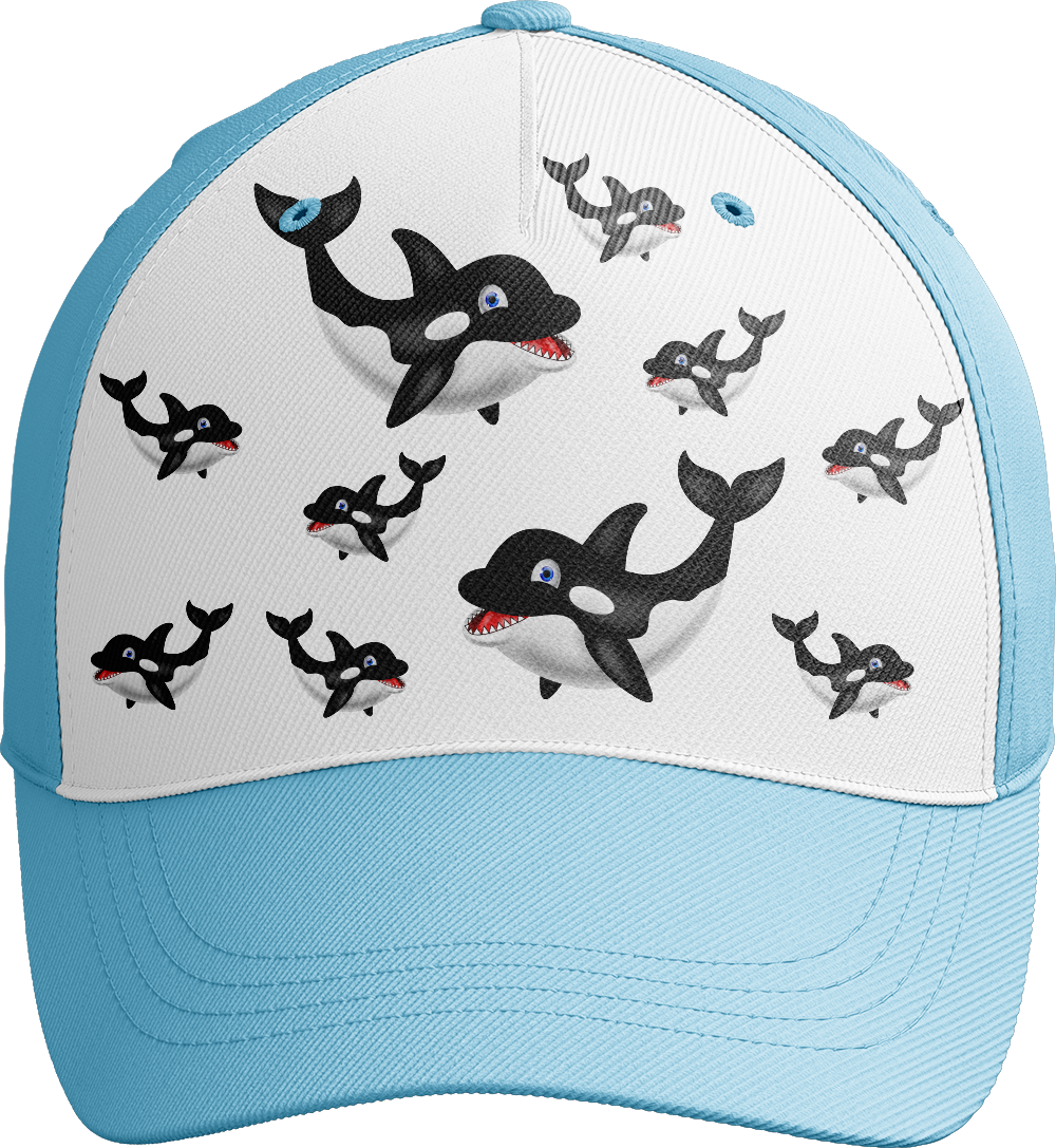 Orca Whale Trucker Cap