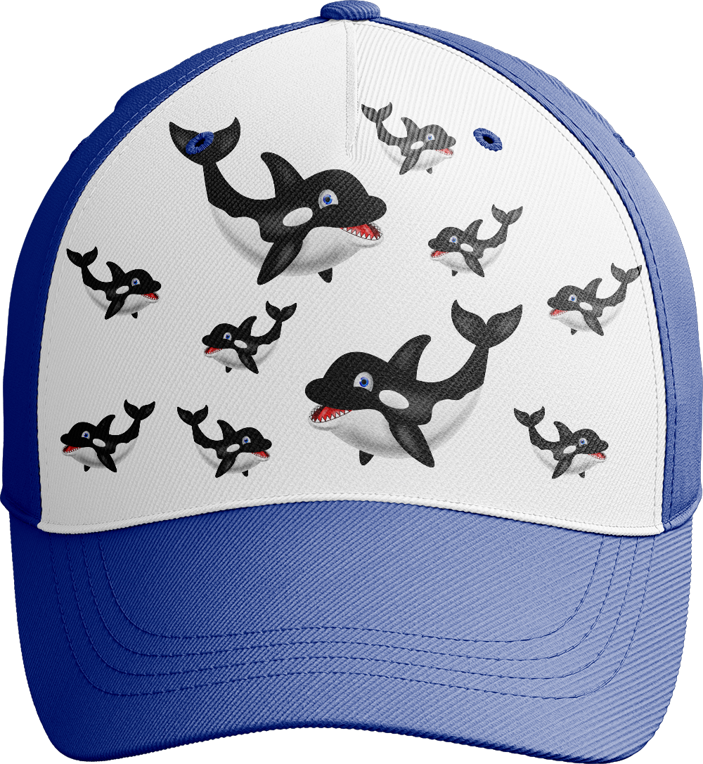 Orca Whale Trucker Cap
