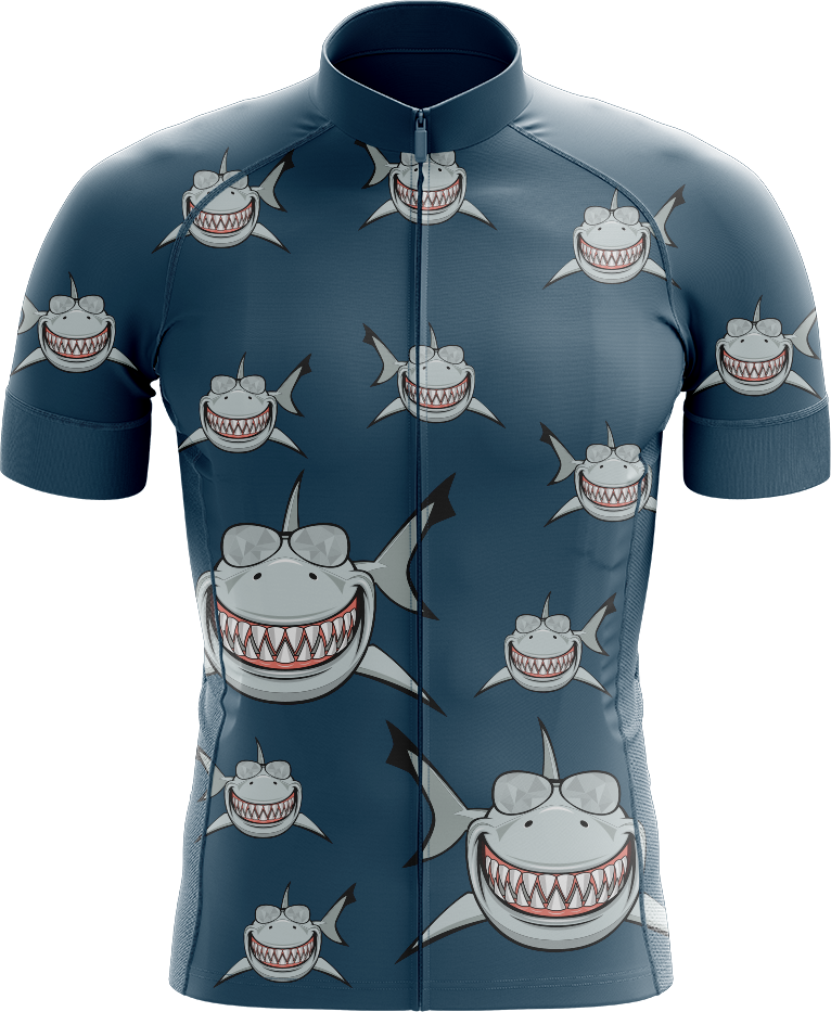 Snazzy Shark Cycling Jerseys