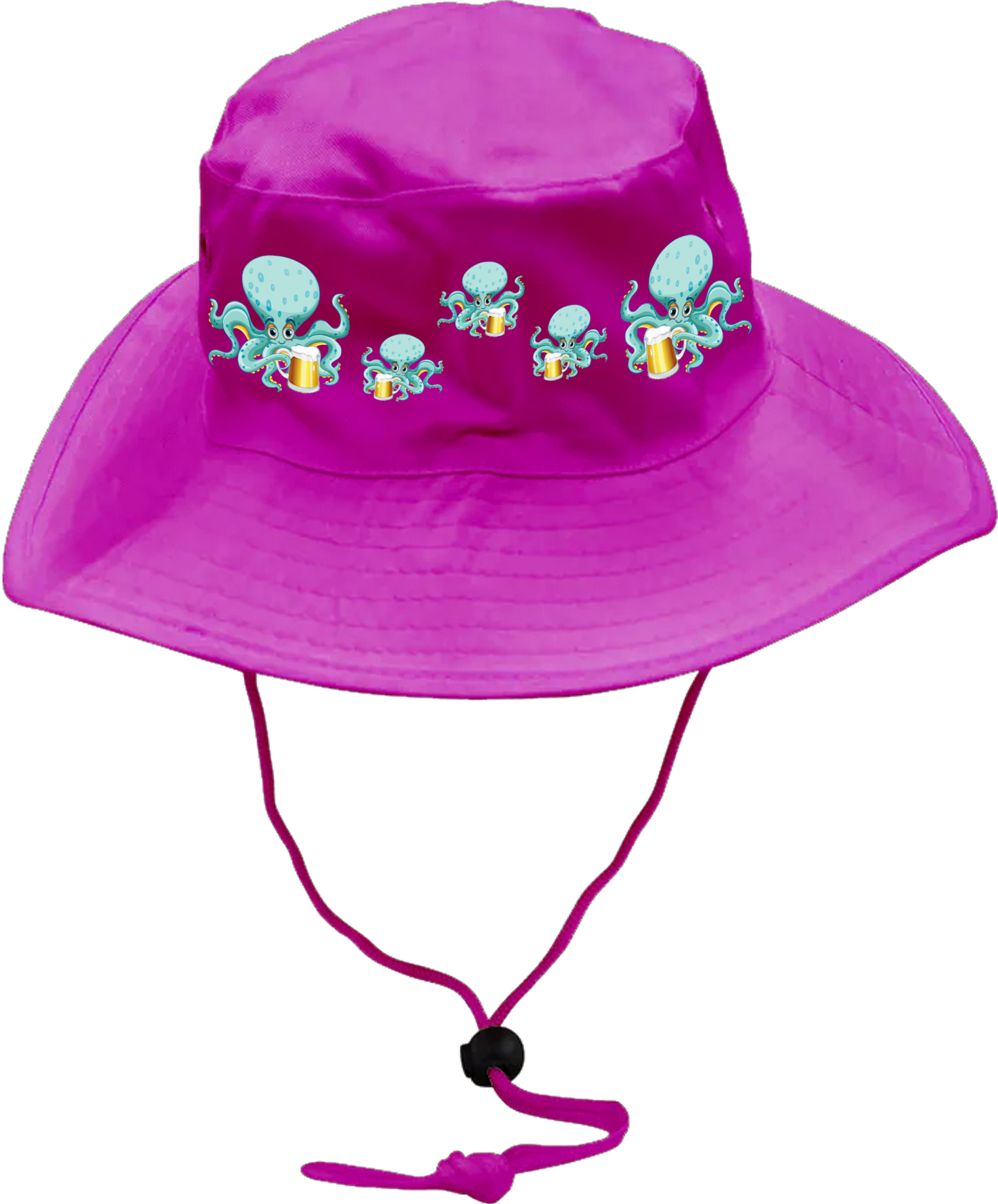 Octopus Wide Brim Hat