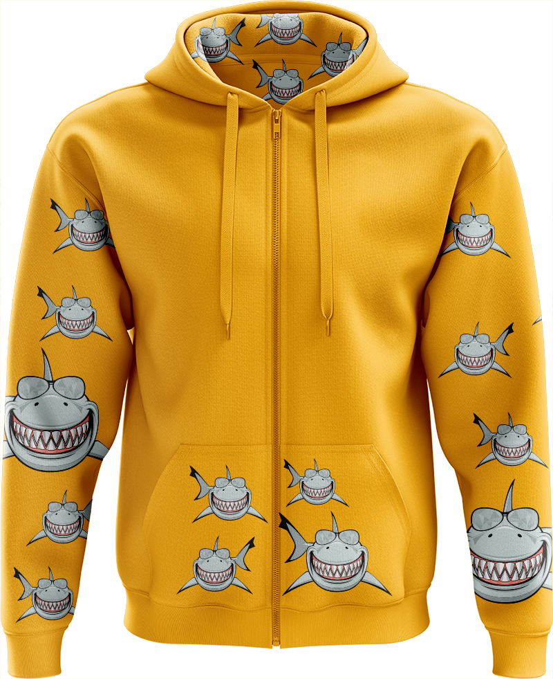 Snazzy Shark Full Zip Hoodies Jacket