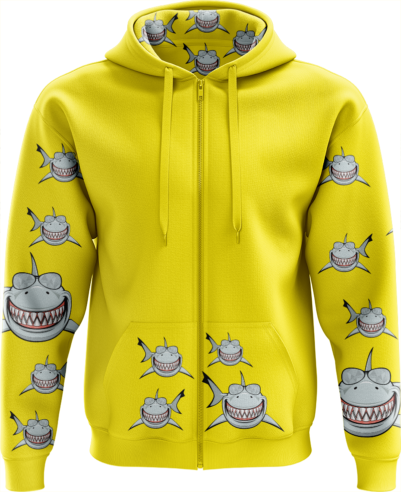 Snazzy Shark Full Zip Hoodies Jacket