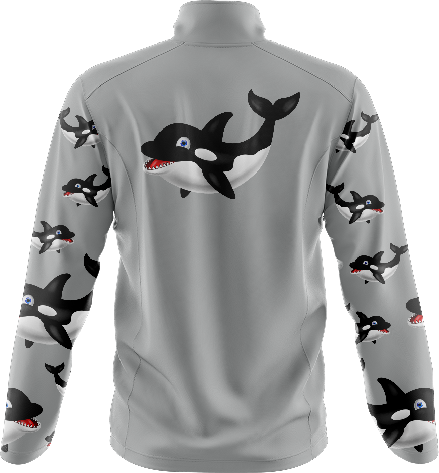 Orca Whale Full Zip Track Jacket