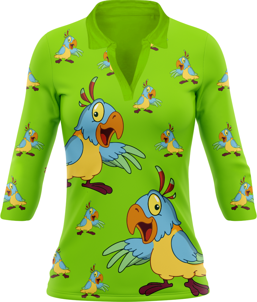Psycho Parrot Women's Polo