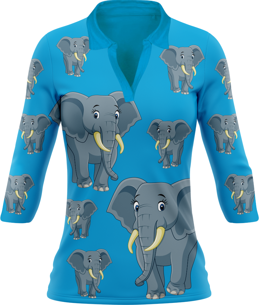 Ellie Elephant Women's Polo