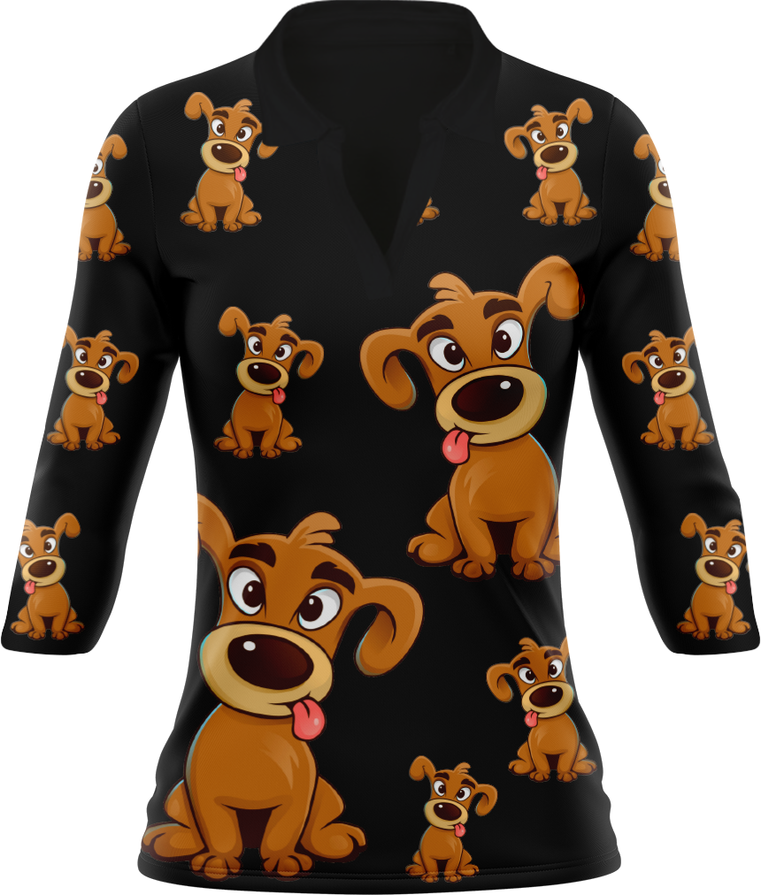 Goofy Woofy (Dog) Women's Polo