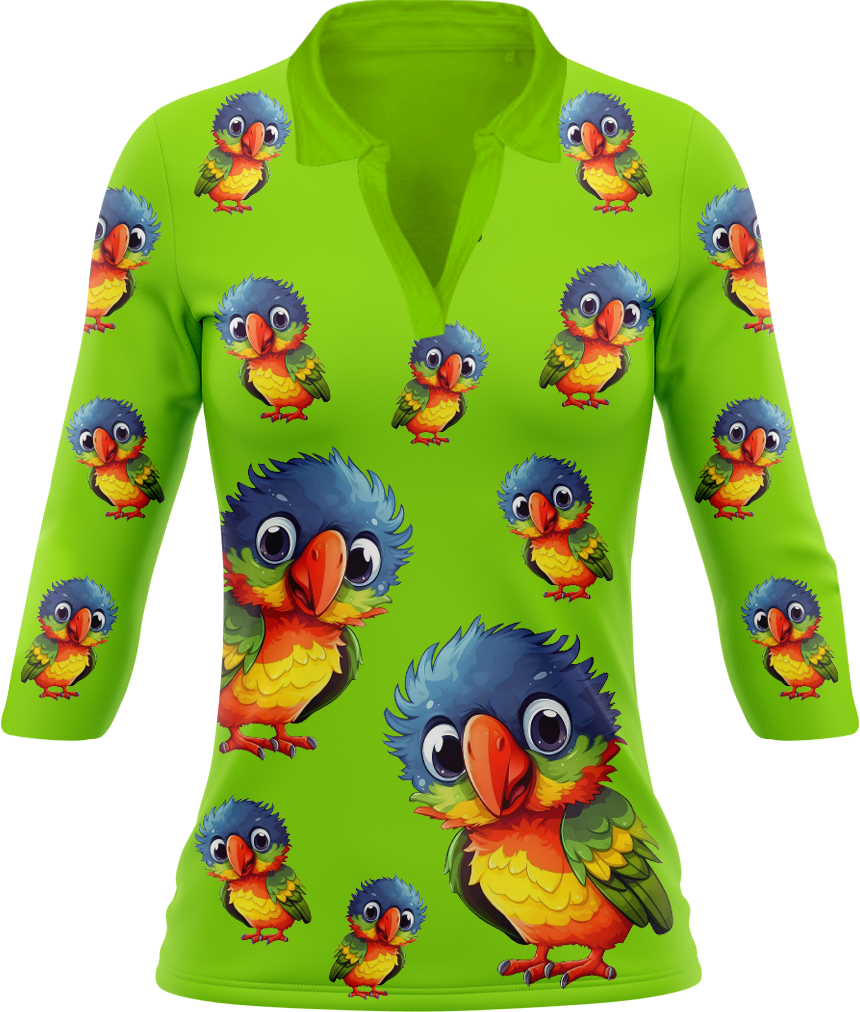 Rainbow Lorikeet Women's Polo