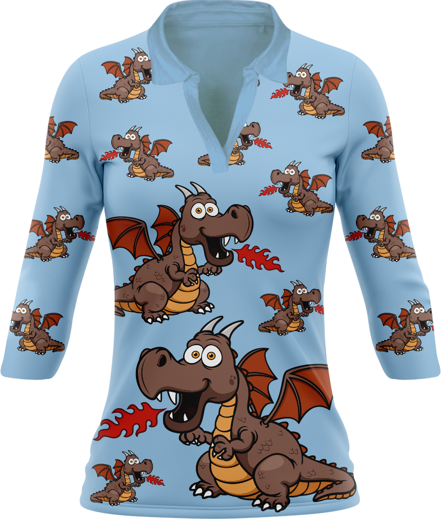 Dopey Dragon Women's Polo