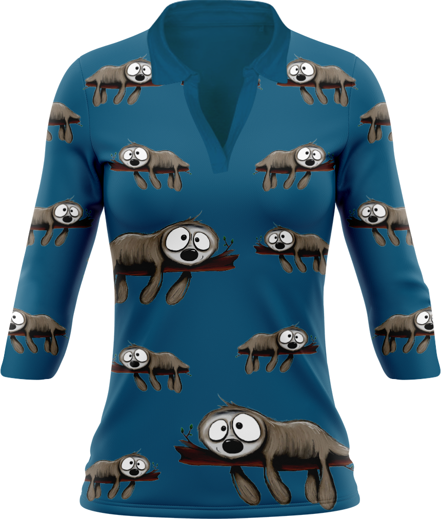 Snoozy Sloth Women's Polo