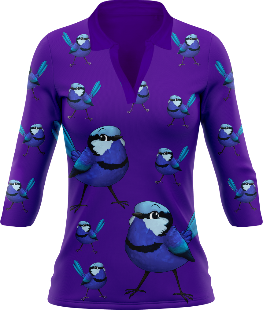 Blue Wren Women's Polo