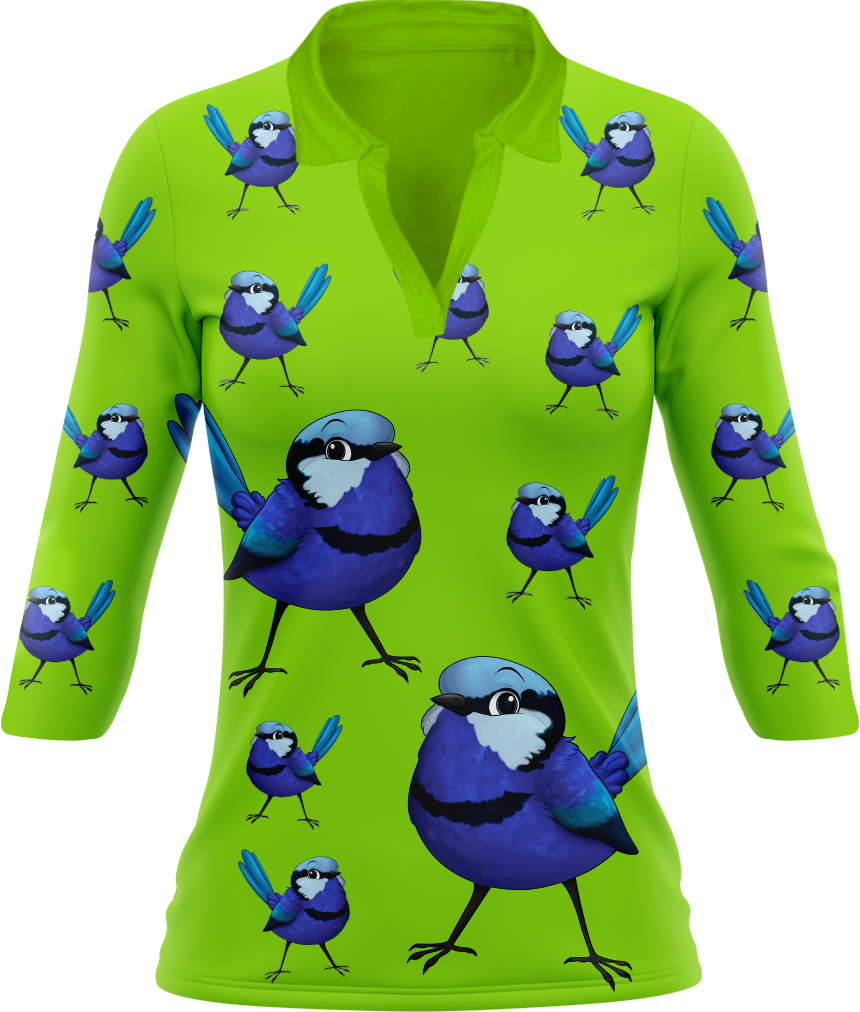 Blue Wren Women's Polo