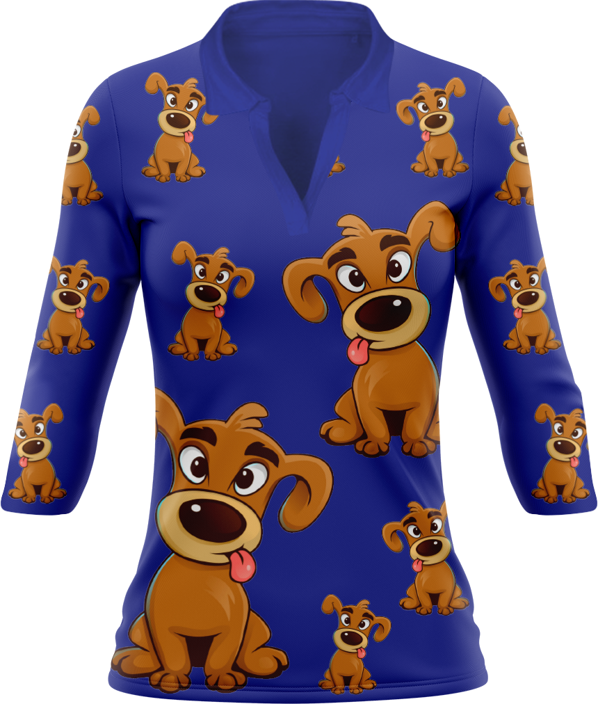 Goofy Woofy (Dog) Women's Polo