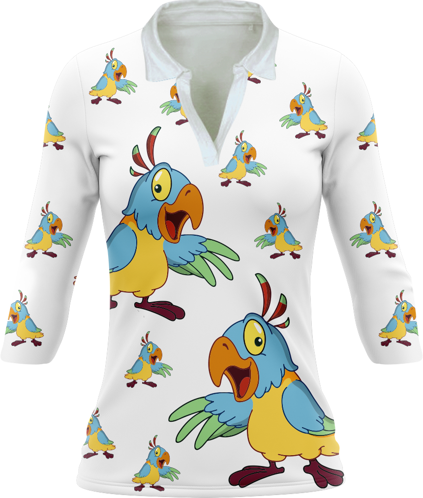Psycho Parrot Women's Polo