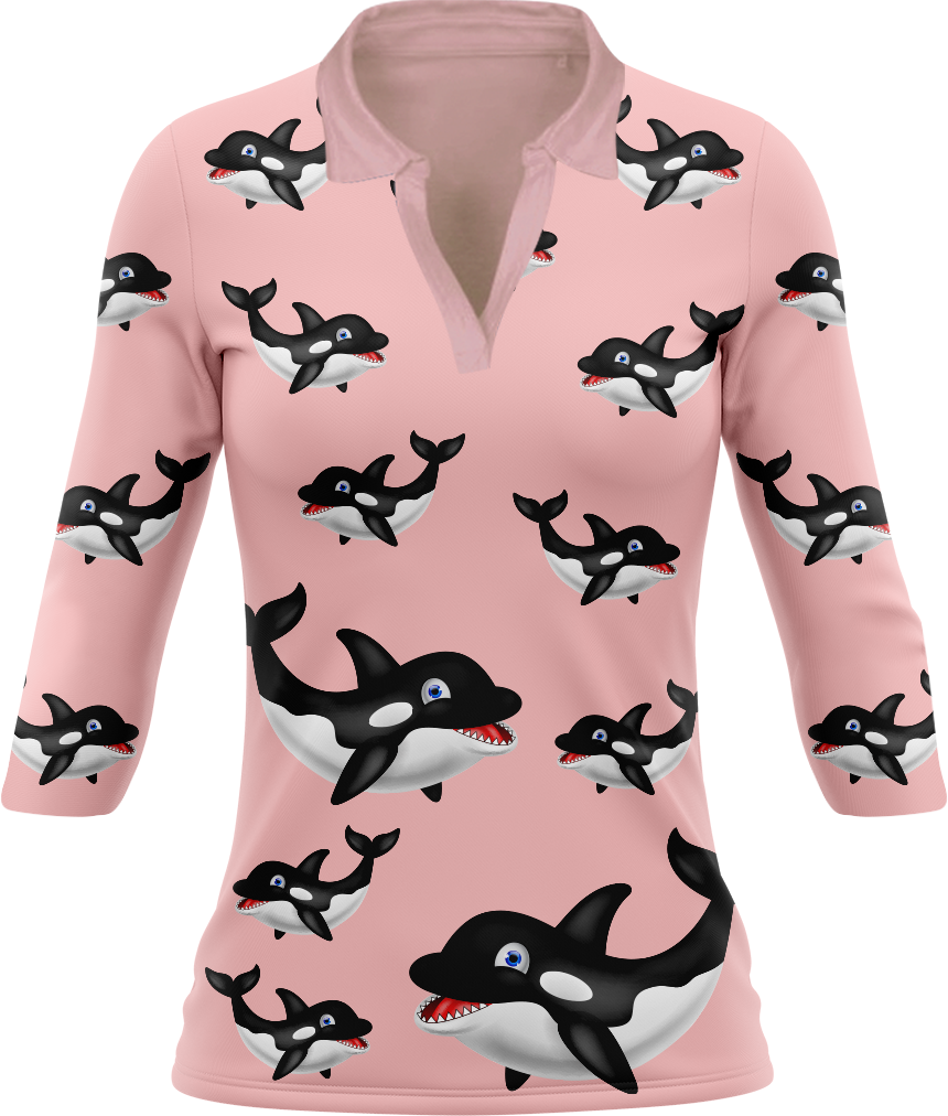 Orca Whale Women's Polo