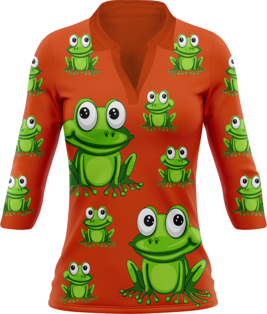 Freaky Frog Women's Polo