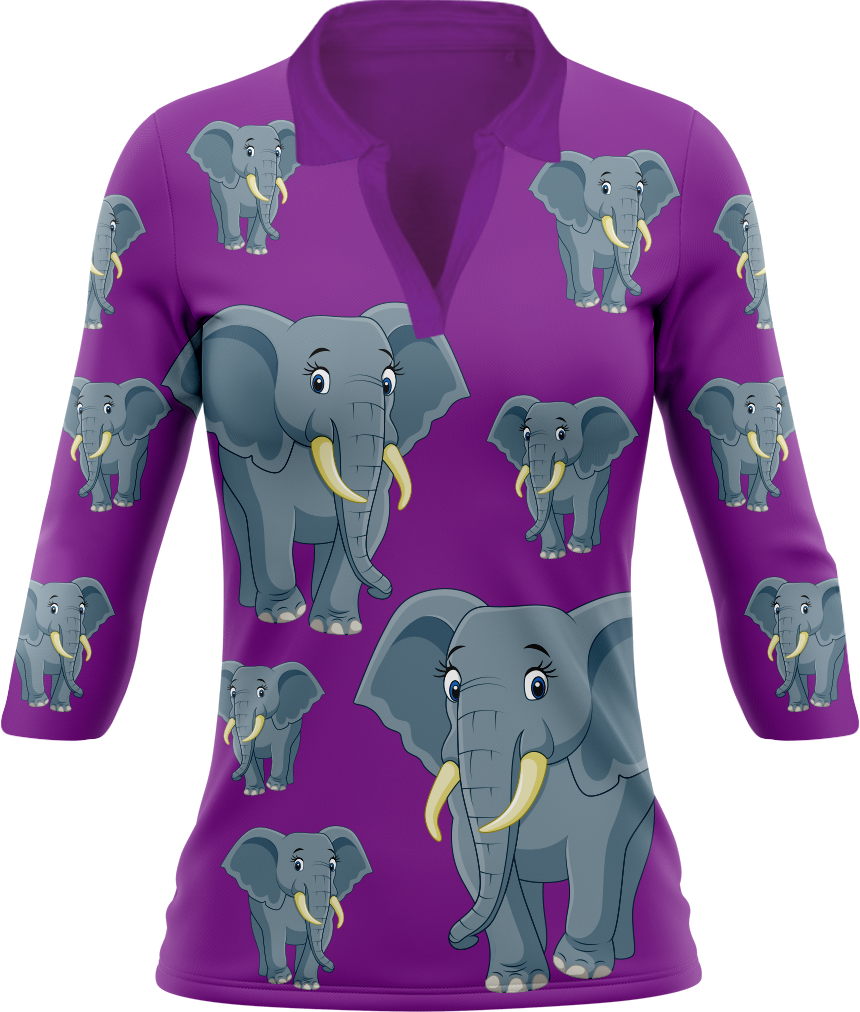 Ellie Elephant Women's Polo