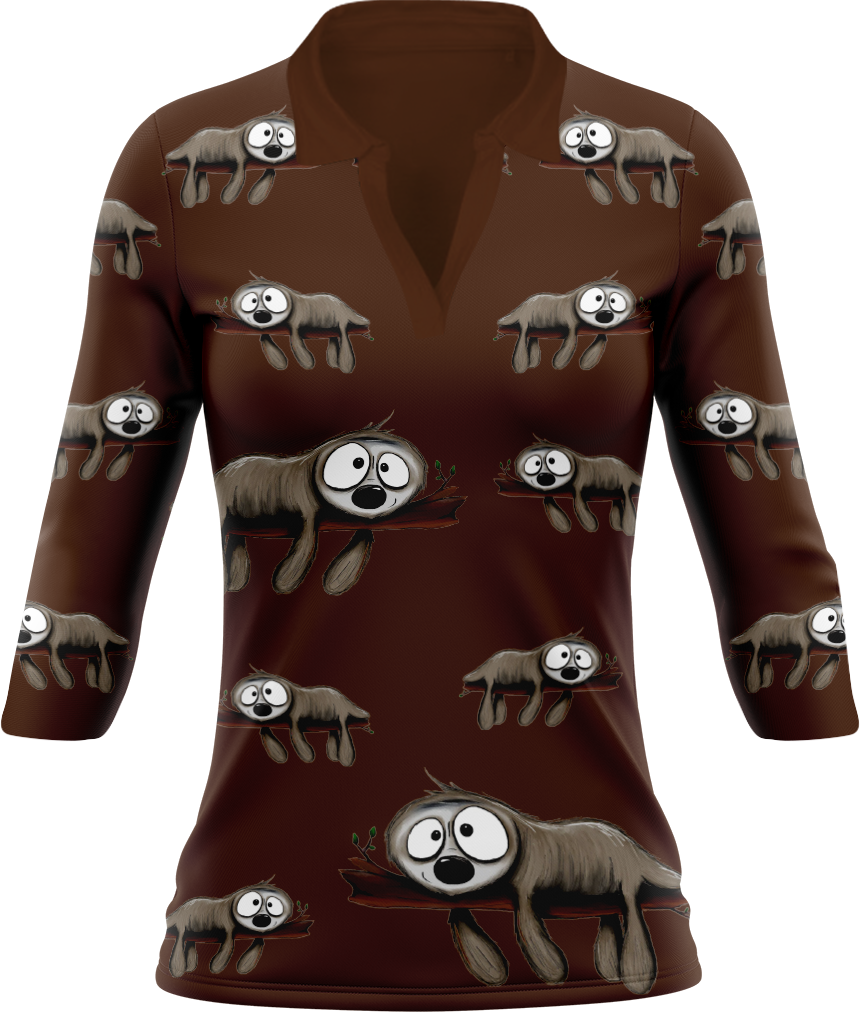Snoozy Sloth Women's Polo