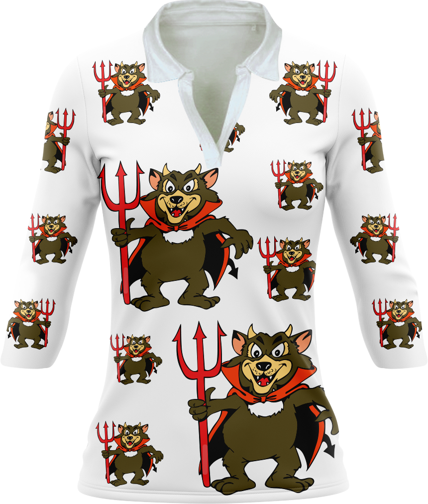Devil Wears Fungear Women's Polo