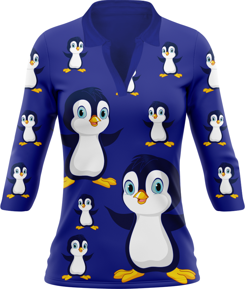 Pranksta Penguin Women's Polo