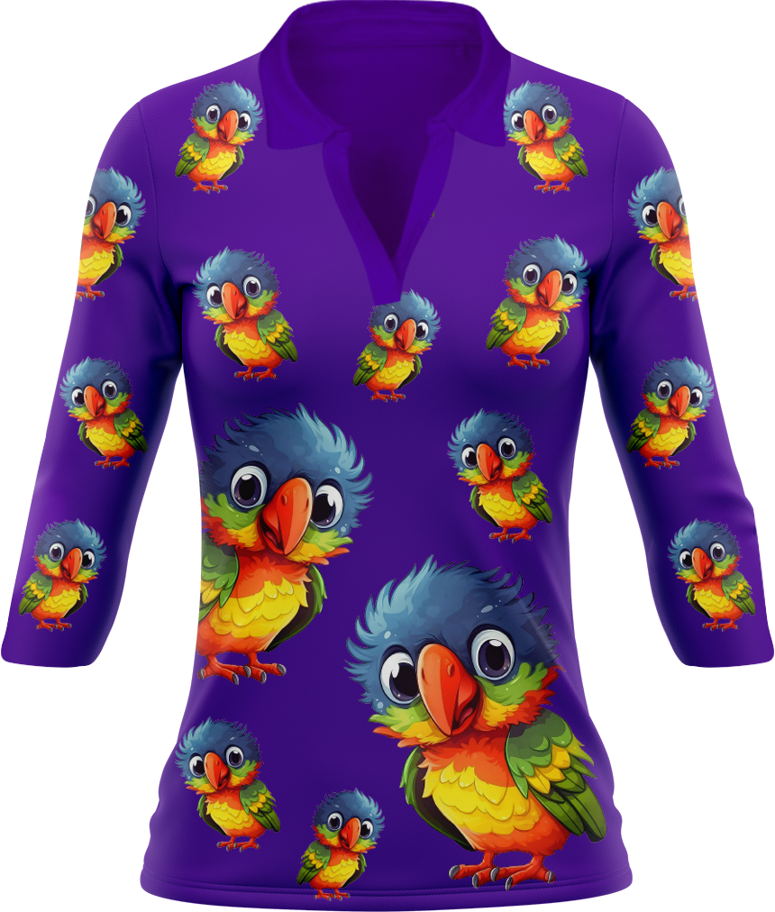 Rainbow Lorikeet Women's Polo