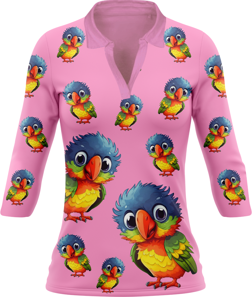 Rainbow Lorikeet Women's Polo