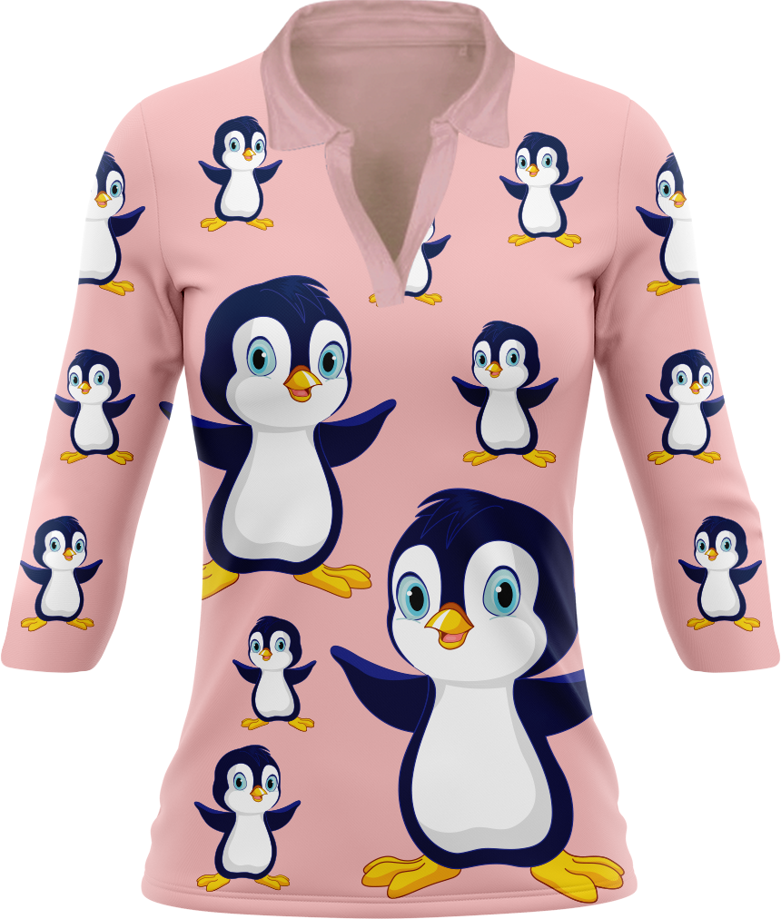 Pranksta Penguin Women's Polo