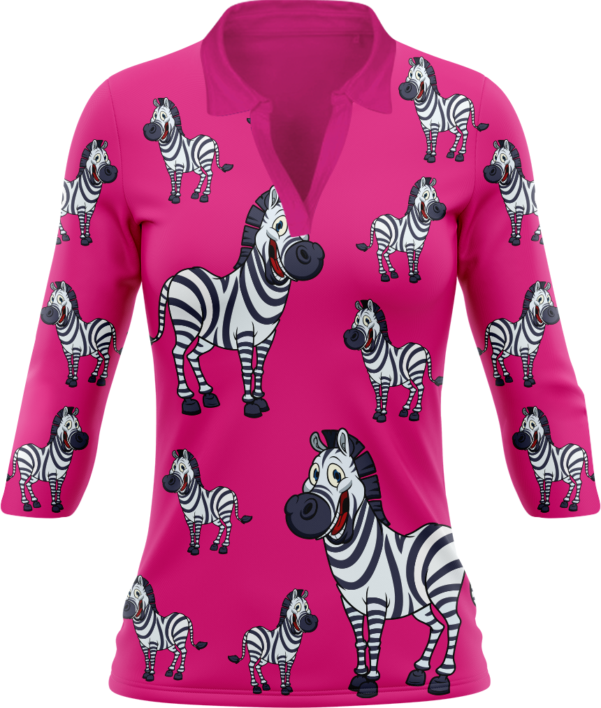Ziva Zebra Women's Polo