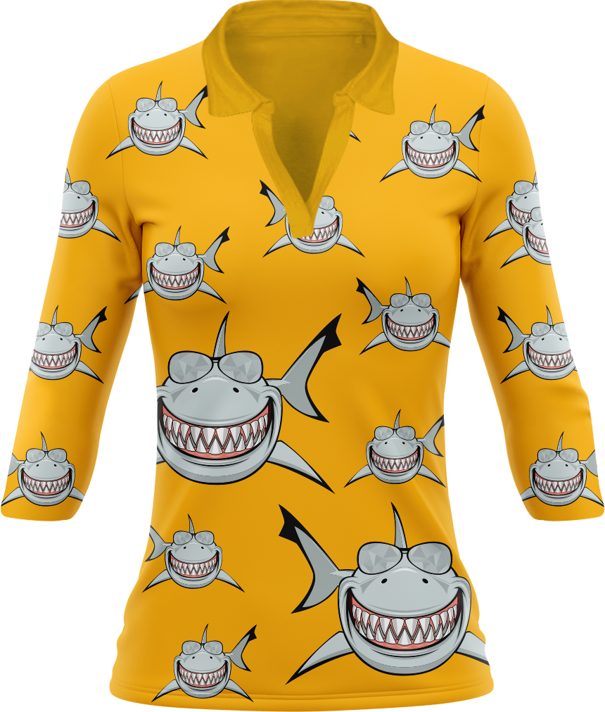 Snazzy Shark Women's Polo