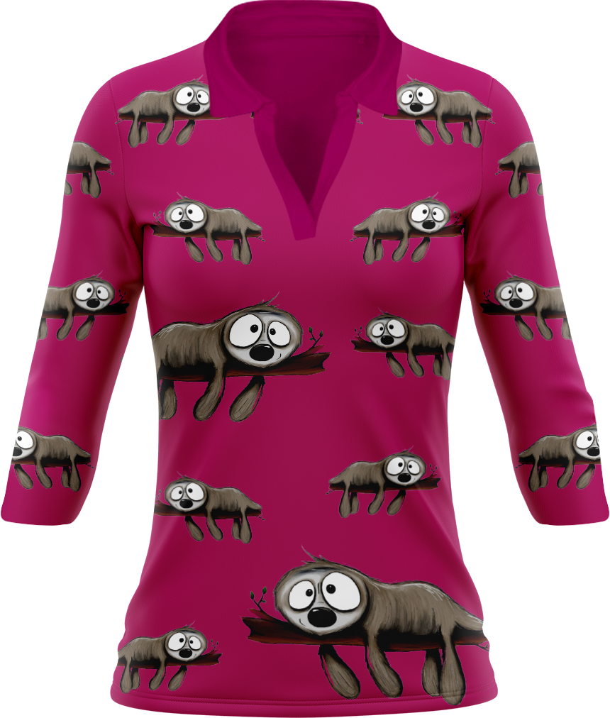 Snoozy Sloth Women's Polo