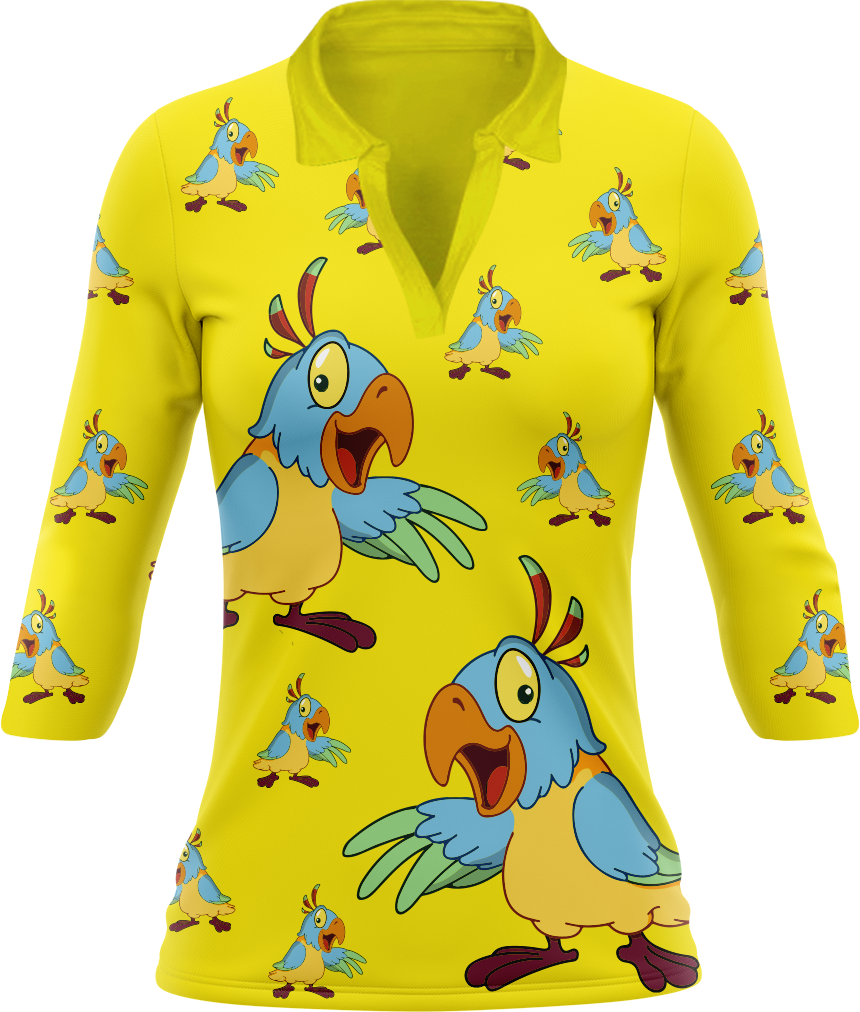 Psycho Parrot Women's Polo