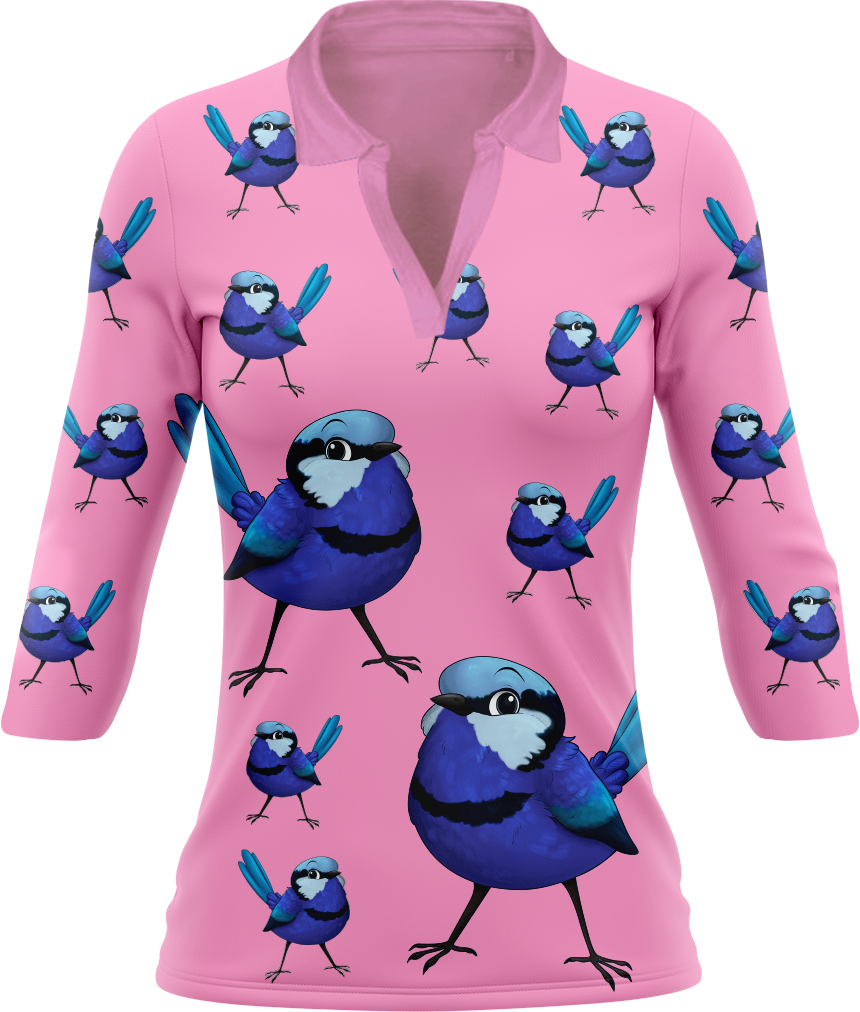 Blue Wren Women's Polo