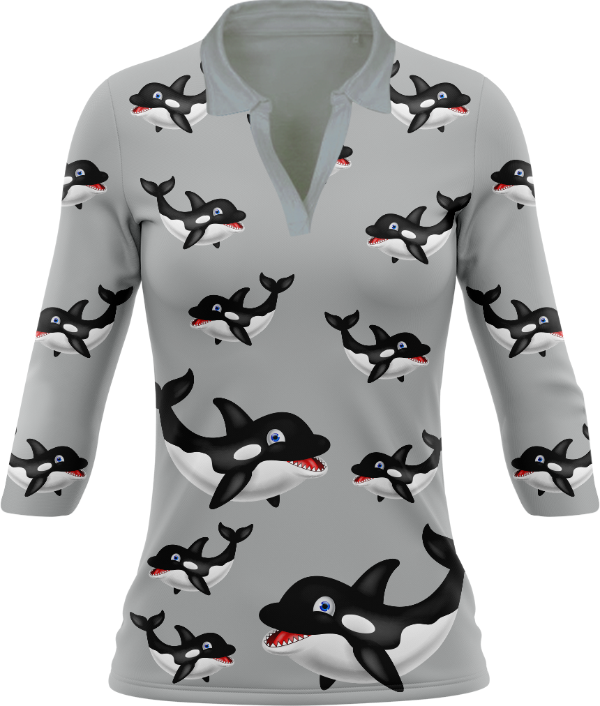 Orca Whale Women's Polo
