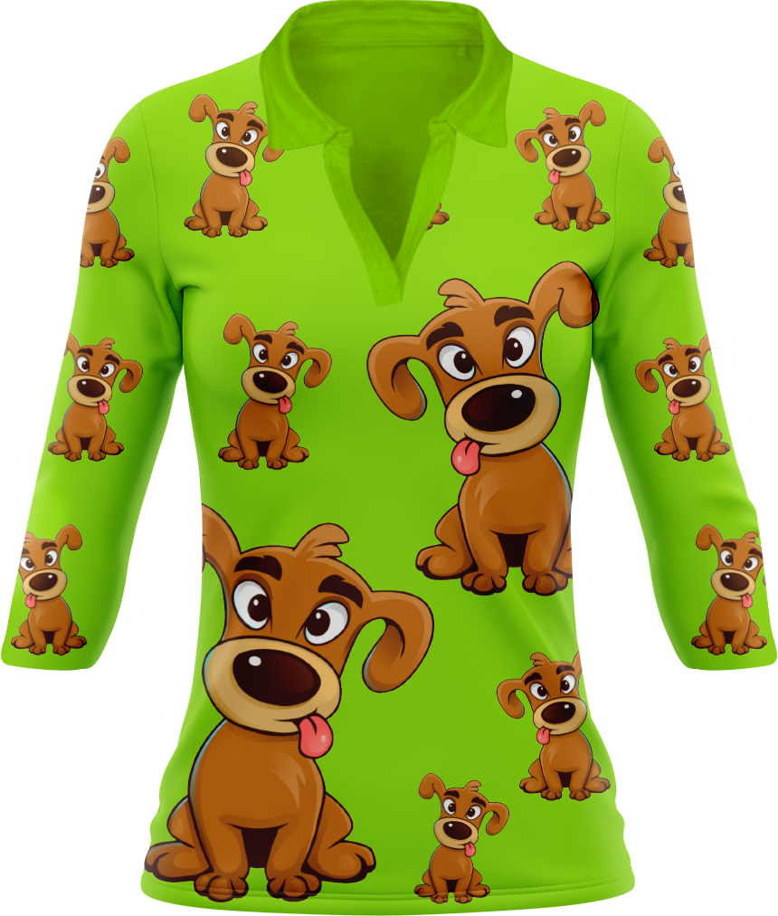 Goofy Woofy (Dog) Women's Polo