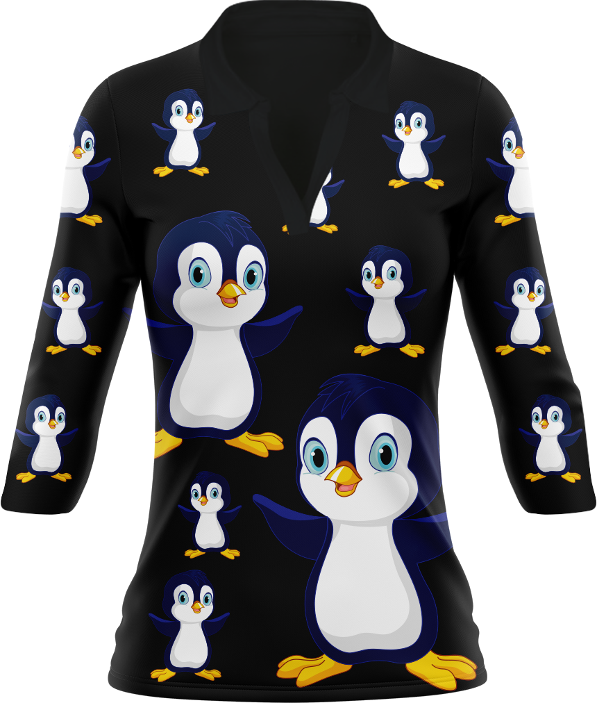 Pranksta Penguin Women's Polo